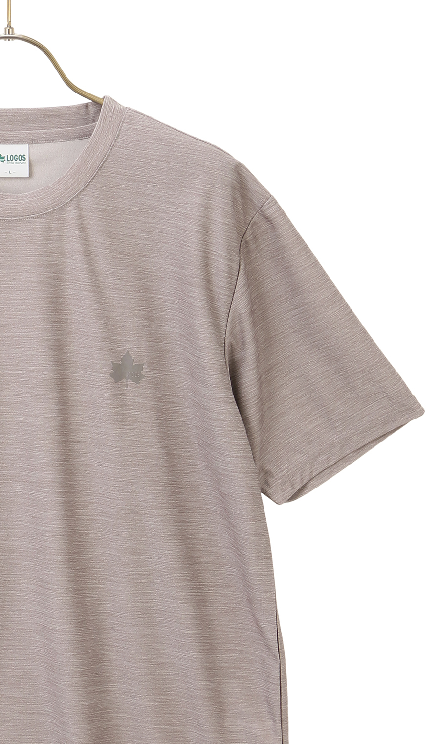 カチオン杢DRYTシャツ【セットアップ着用可】 ブラウン M