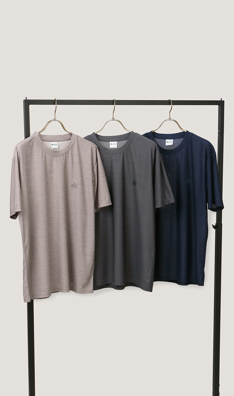 カチオン杢DRYTシャツ【セットアップ着用可】 ブラウン M