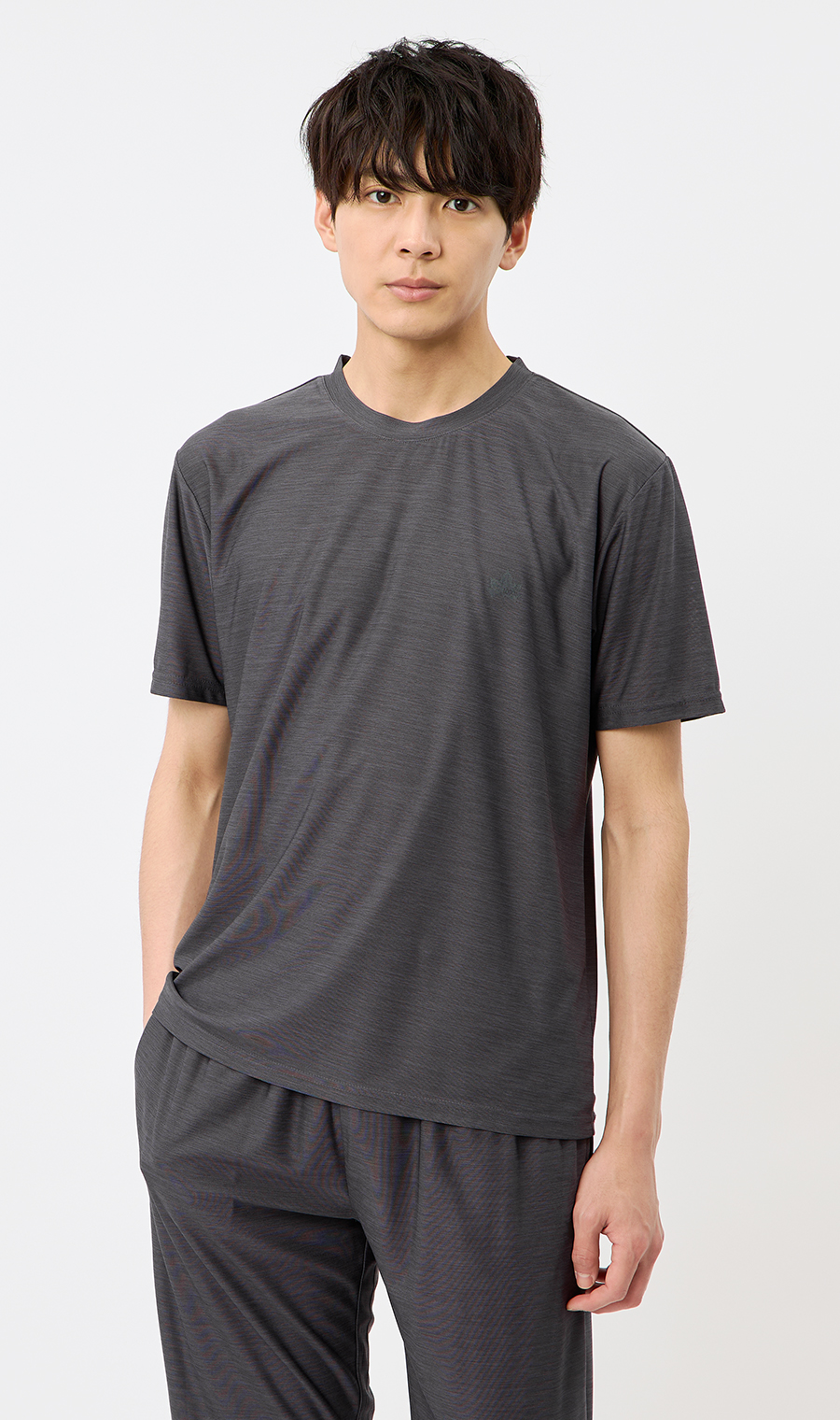 カチオン杢DRYTシャツ【セットアップ着用可】 グレー M