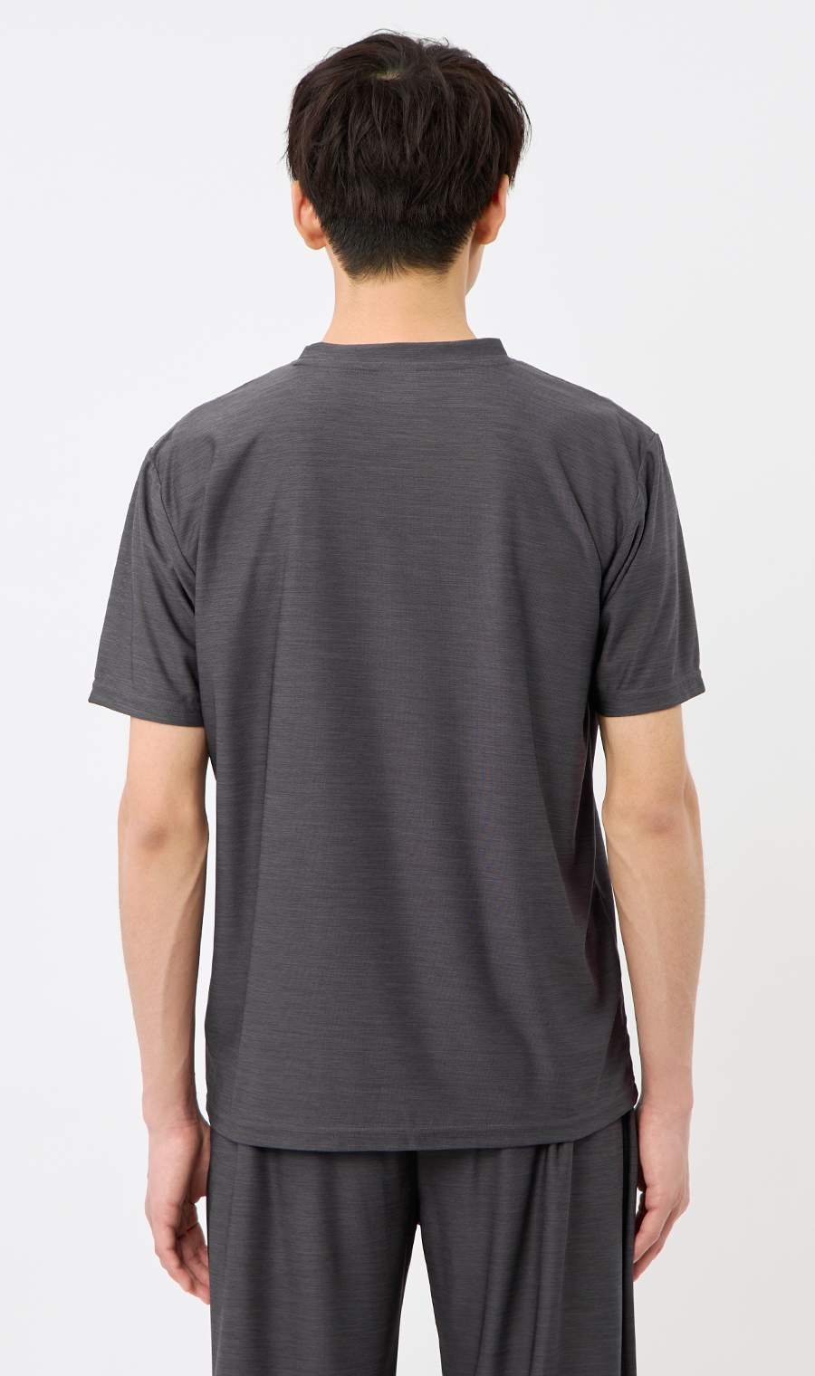 カチオン杢DRYTシャツ【セットアップ着用可】 グレー M