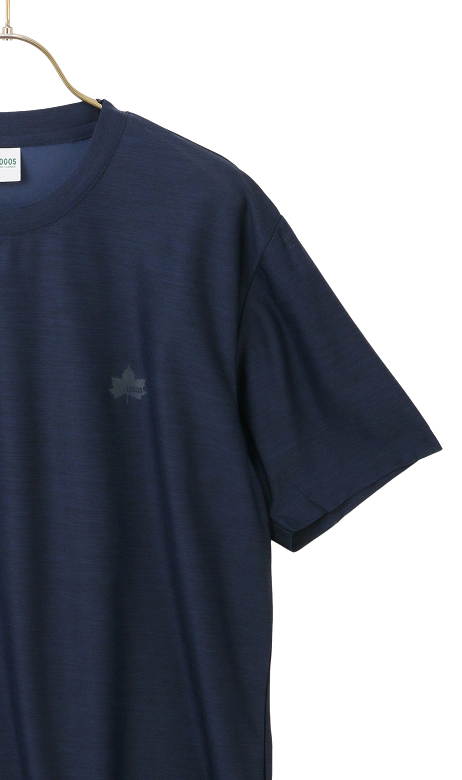 カチオン杢DRYTシャツ【セットアップ着用可】 ネイビー M