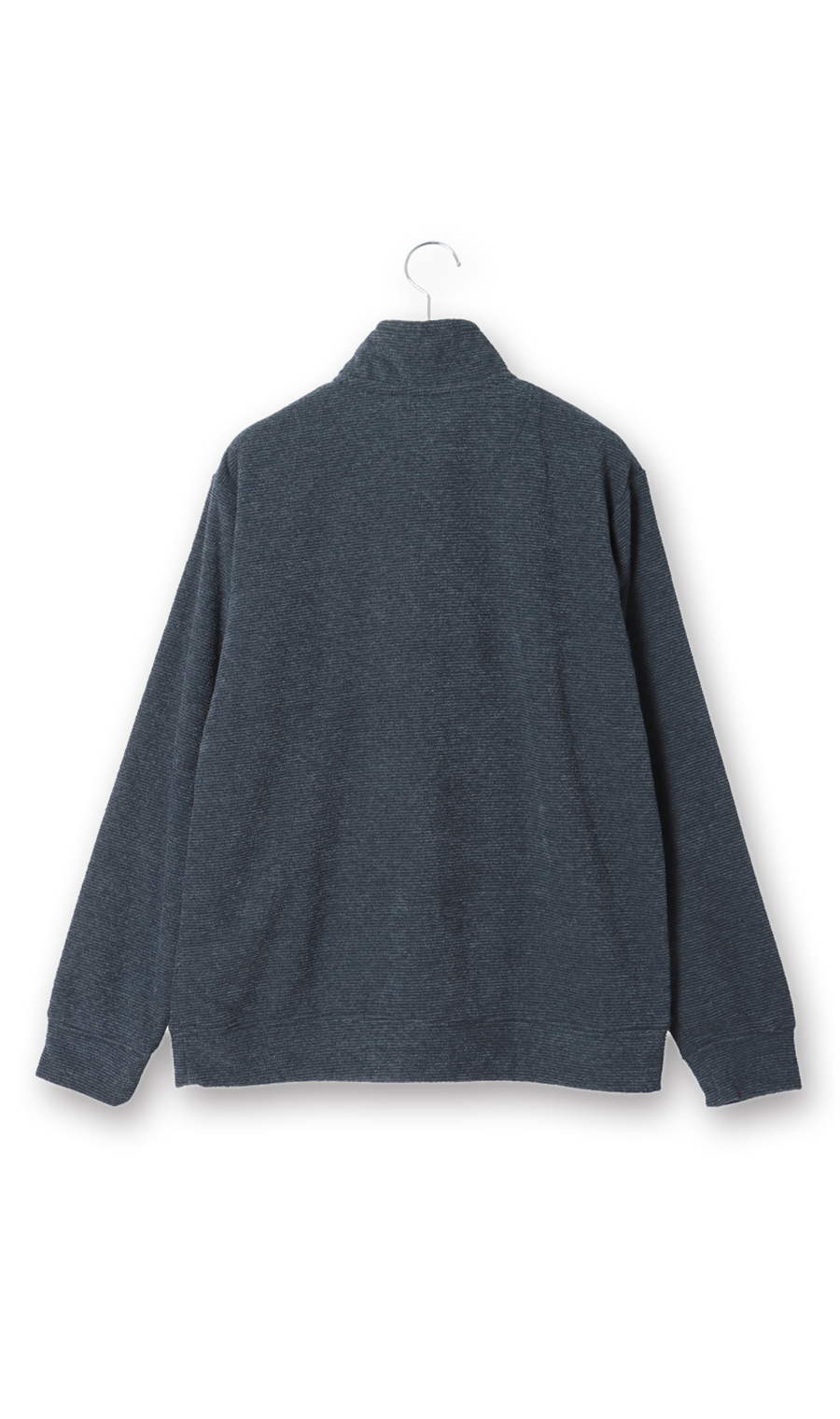 ブークレー裏起毛ハーフジップトレーナー【BEVERLY HILLS POLO CLUB】 ネイビー M