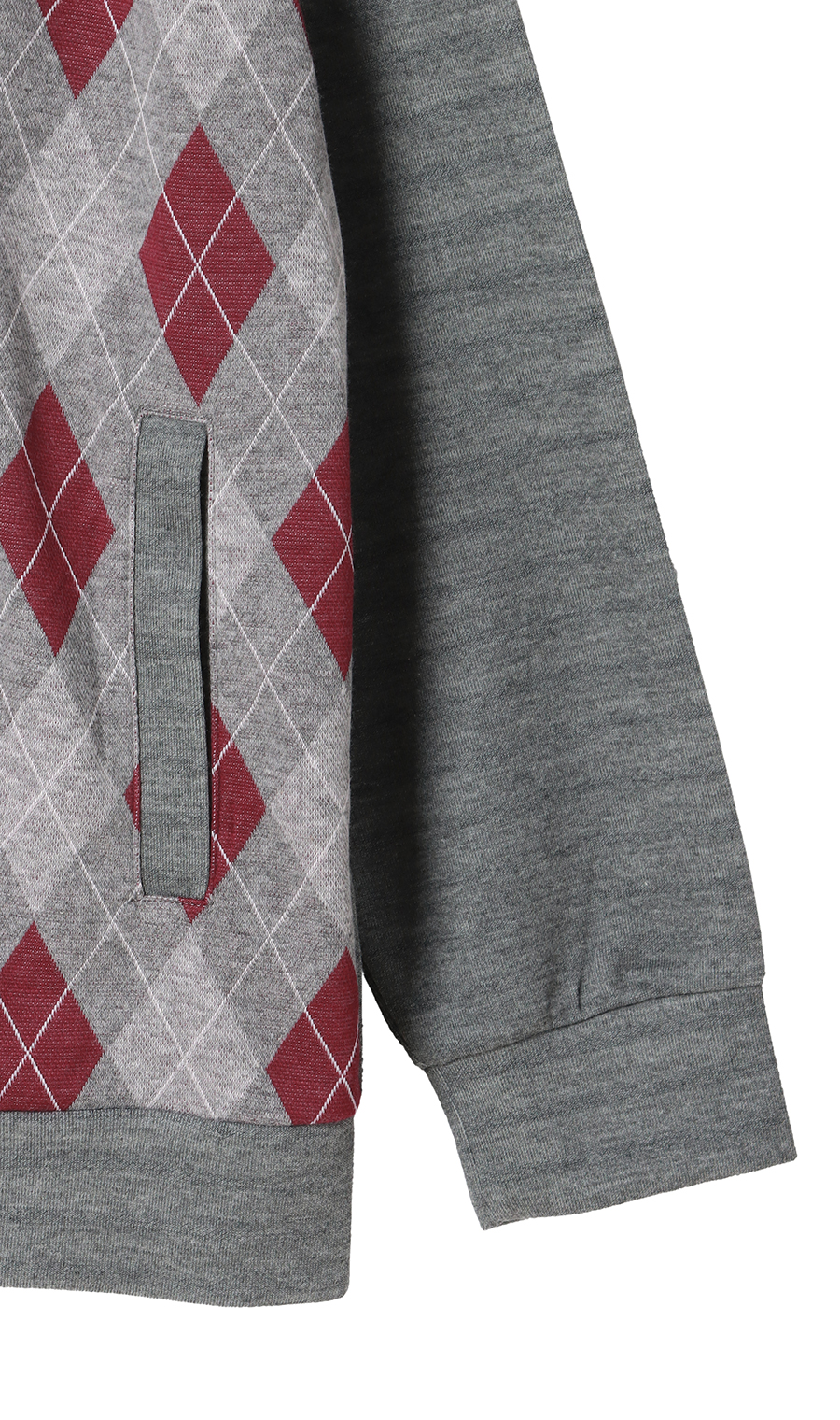 前身ジャガードフルジップ【BEVERLY HILLS POLO CLUB】 グレー M