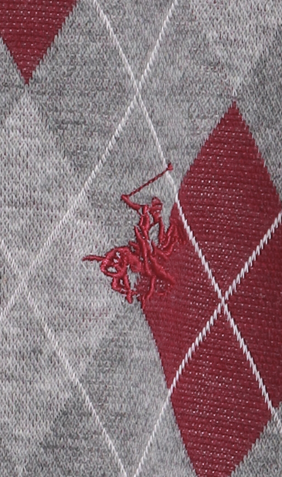 前身ジャガードフルジップ【BEVERLY HILLS POLO CLUB】 グレー M