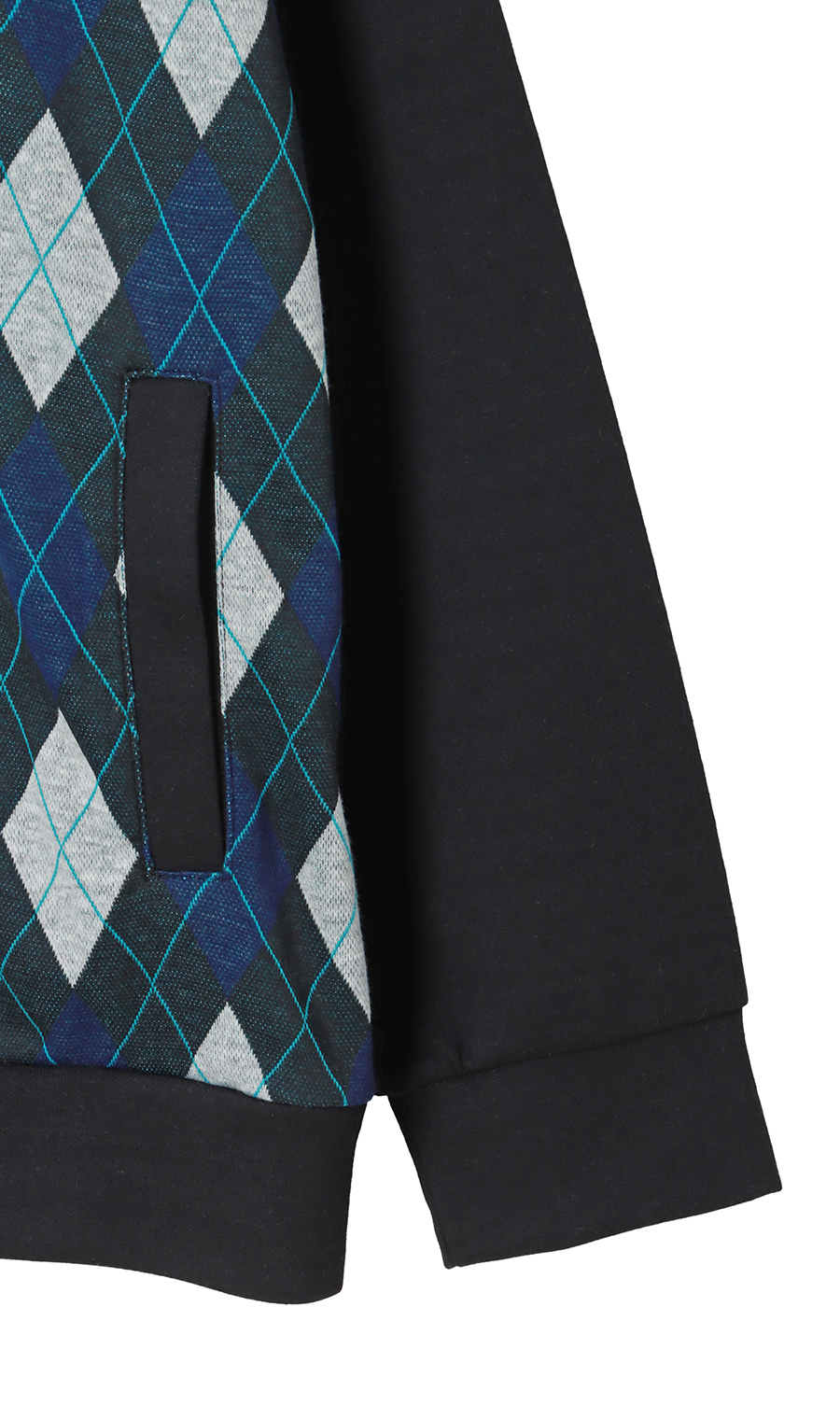 前身ジャガードフルジップ【BEVERLY HILLS POLO CLUB】 ブラック M