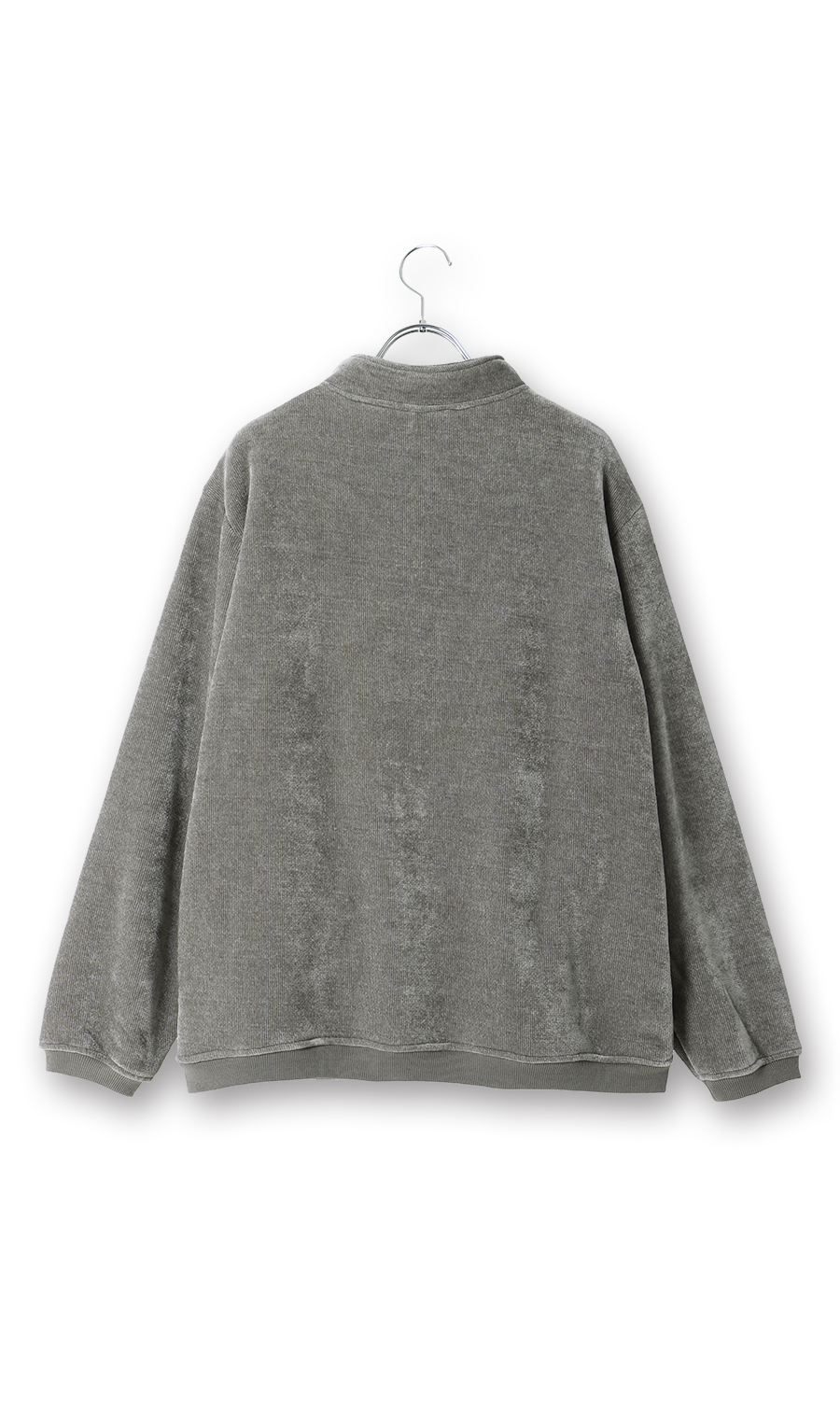 モール裏ボアフルジップ【LOGOS】 グレー M