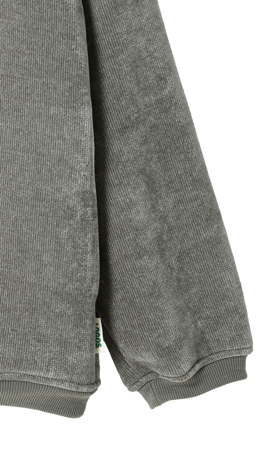 モール裏ボアフルジップ【LOGOS】 グレー M