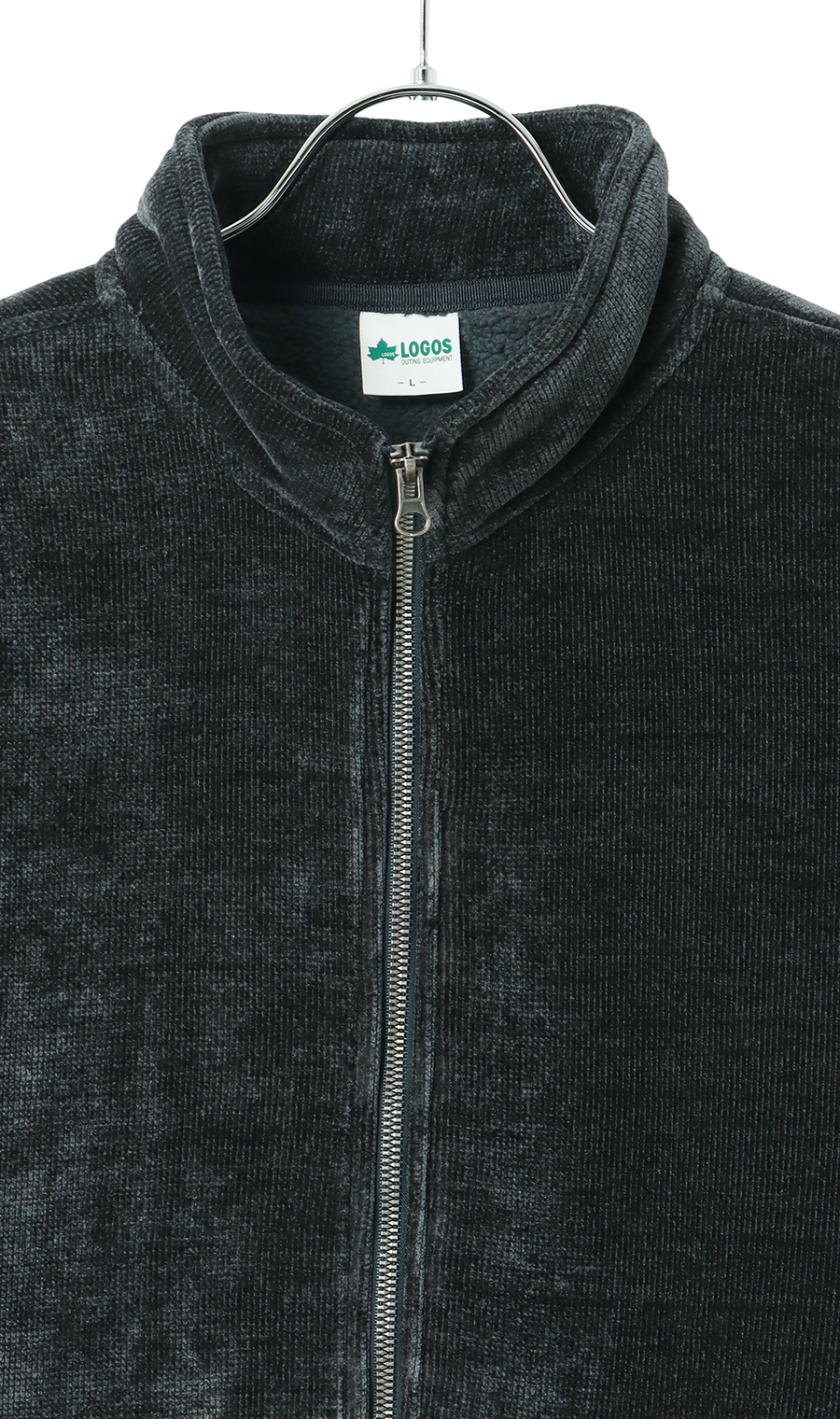 モール裏ボアフルジップ【LOGOS】 ネイビー M