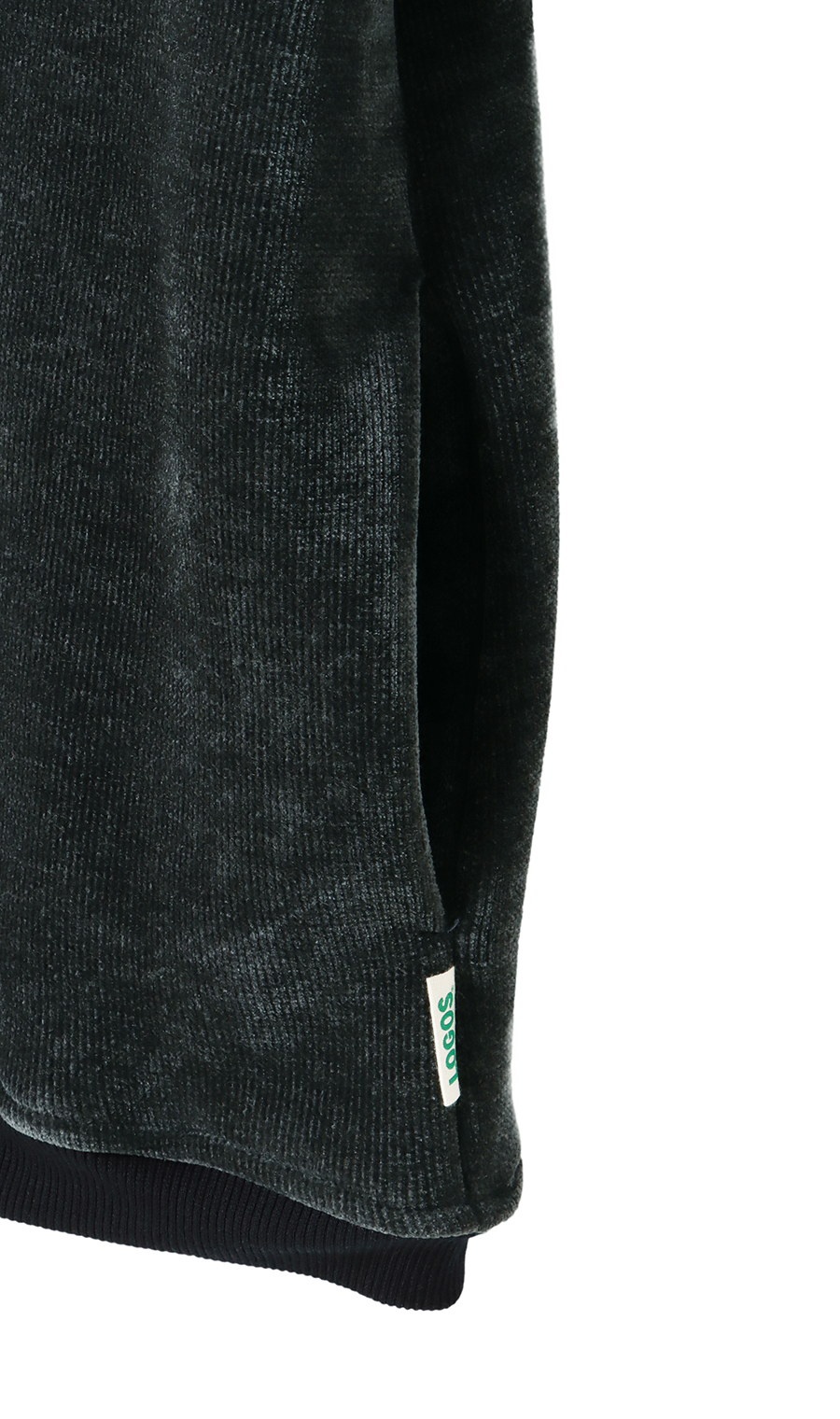 モール裏ボアフルジップ【LOGOS】 ネイビー M