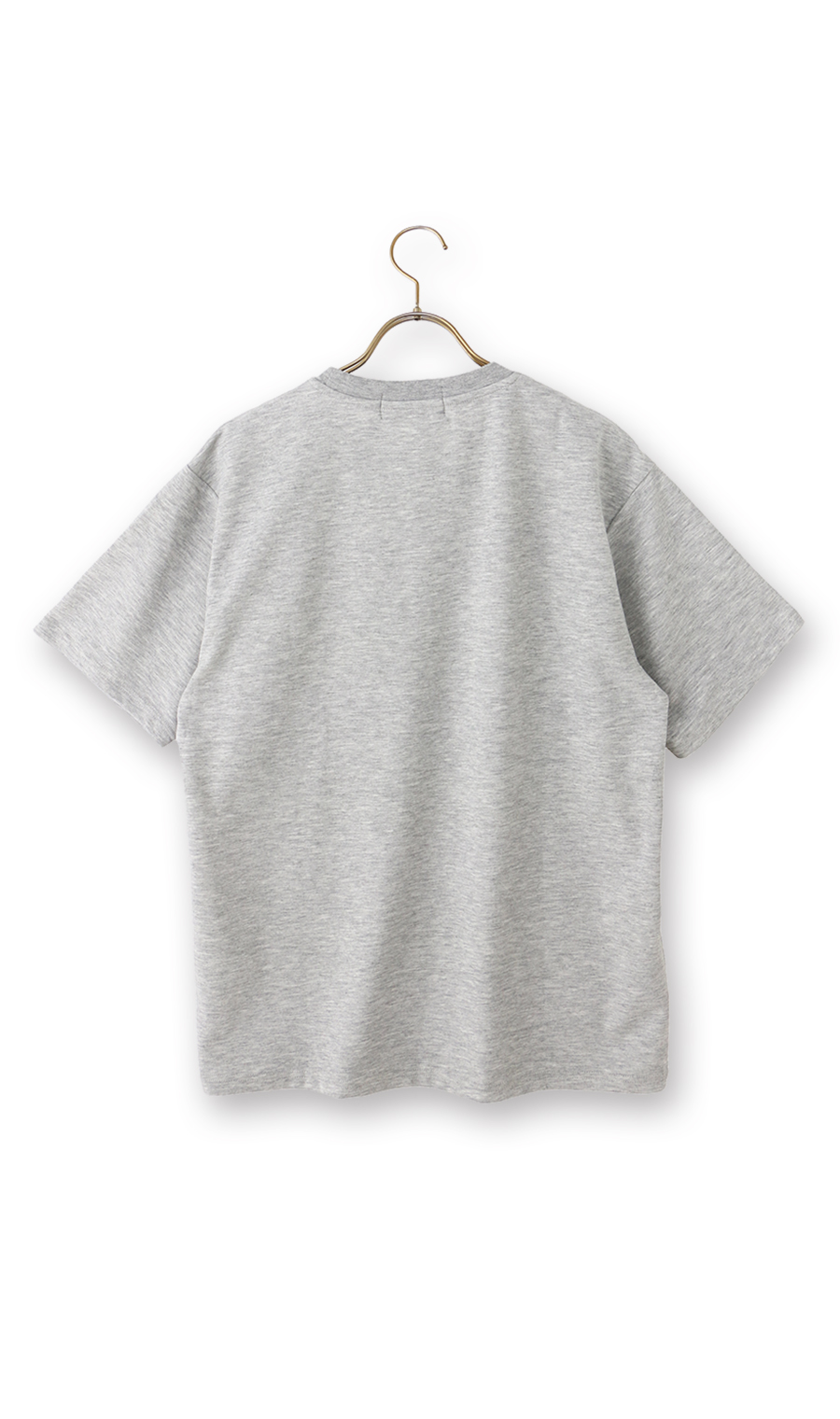 半袖ポケ付きクルーTシャツ【BEVERLY HILLS POLO CLUB】 ライトグレー M