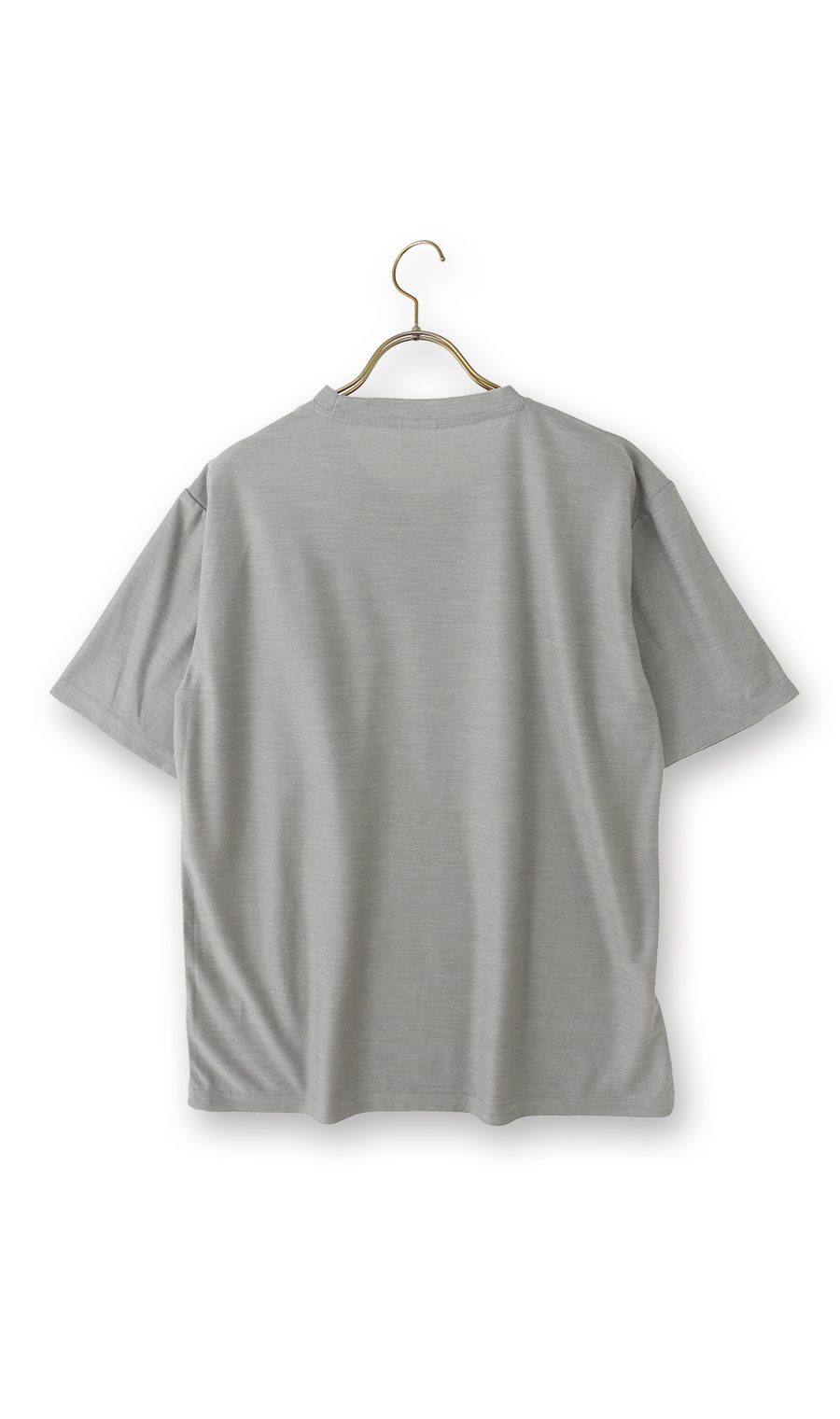 カチオン杢Tシャツ ライトグレー M