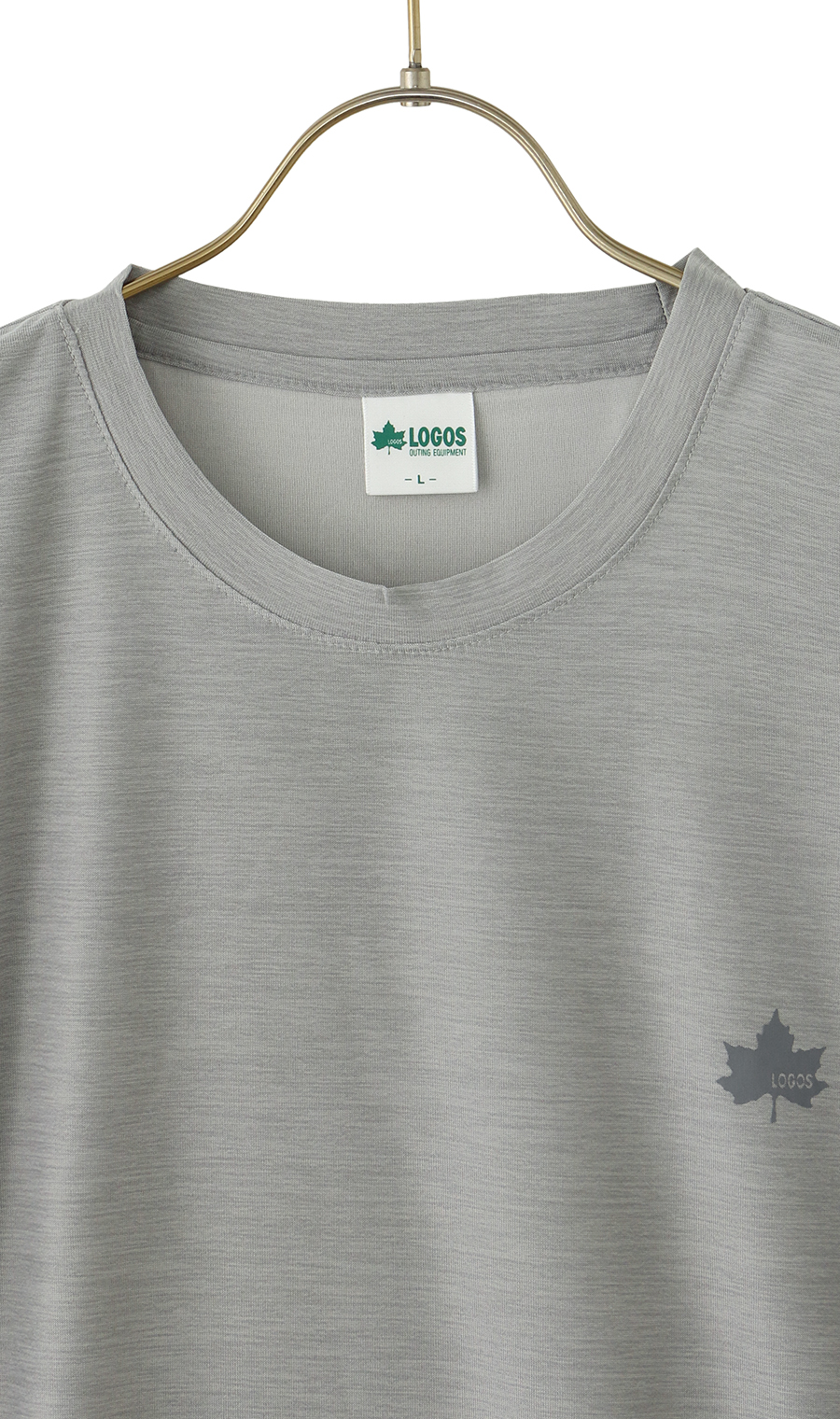 カチオン杢Tシャツ ライトグレー M