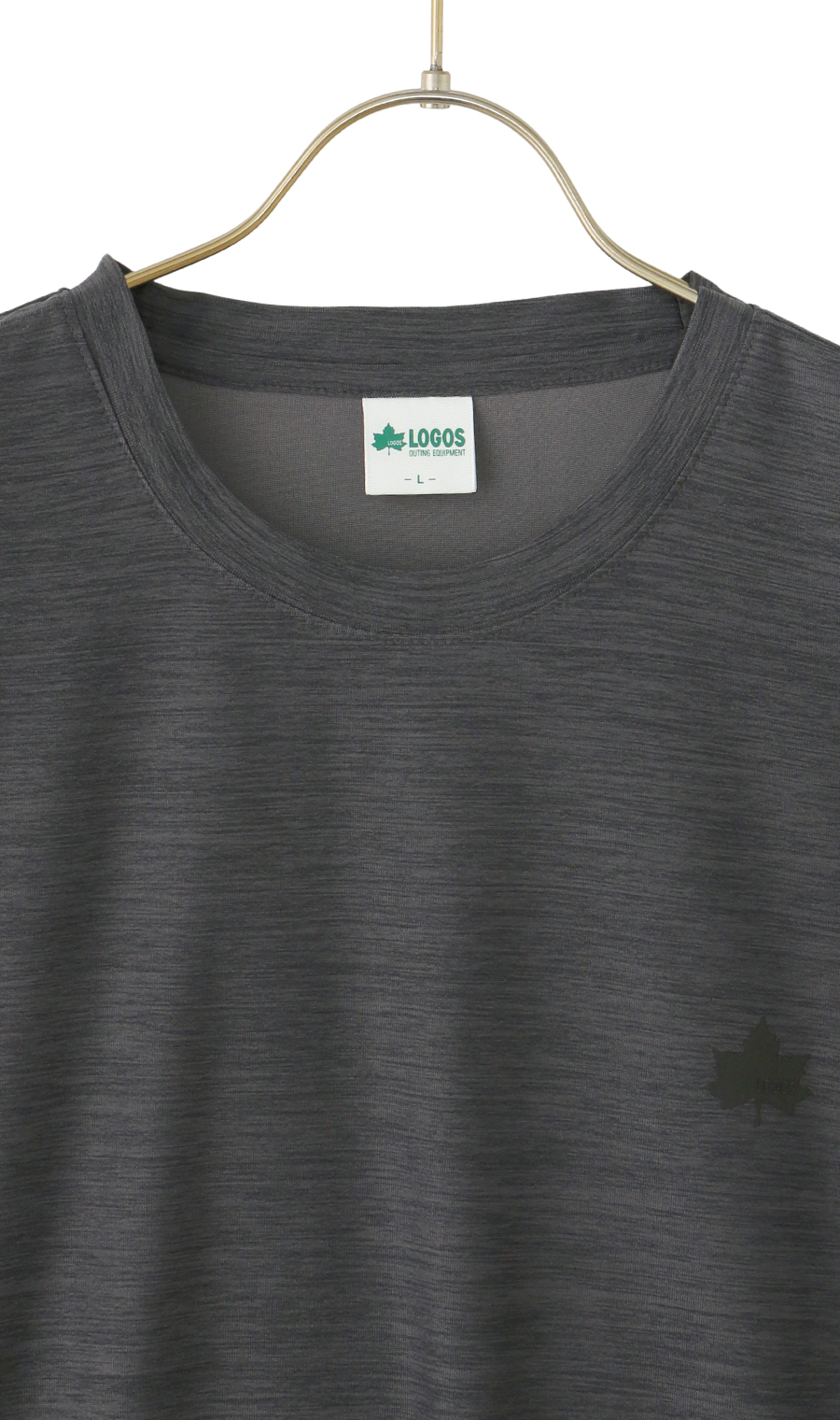 カチオン杢Tシャツ チャコール M