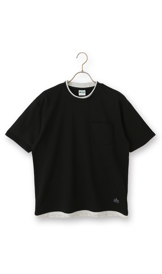 フェイクレイヤードTシャツ