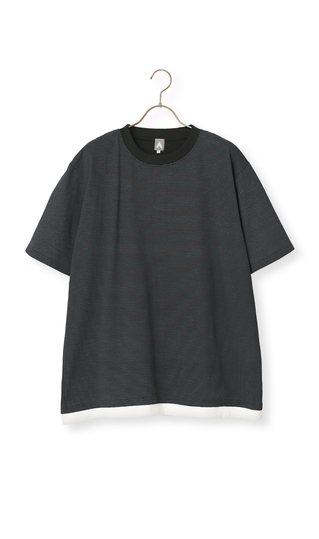 プリントボーダーTシャツ【半袖】