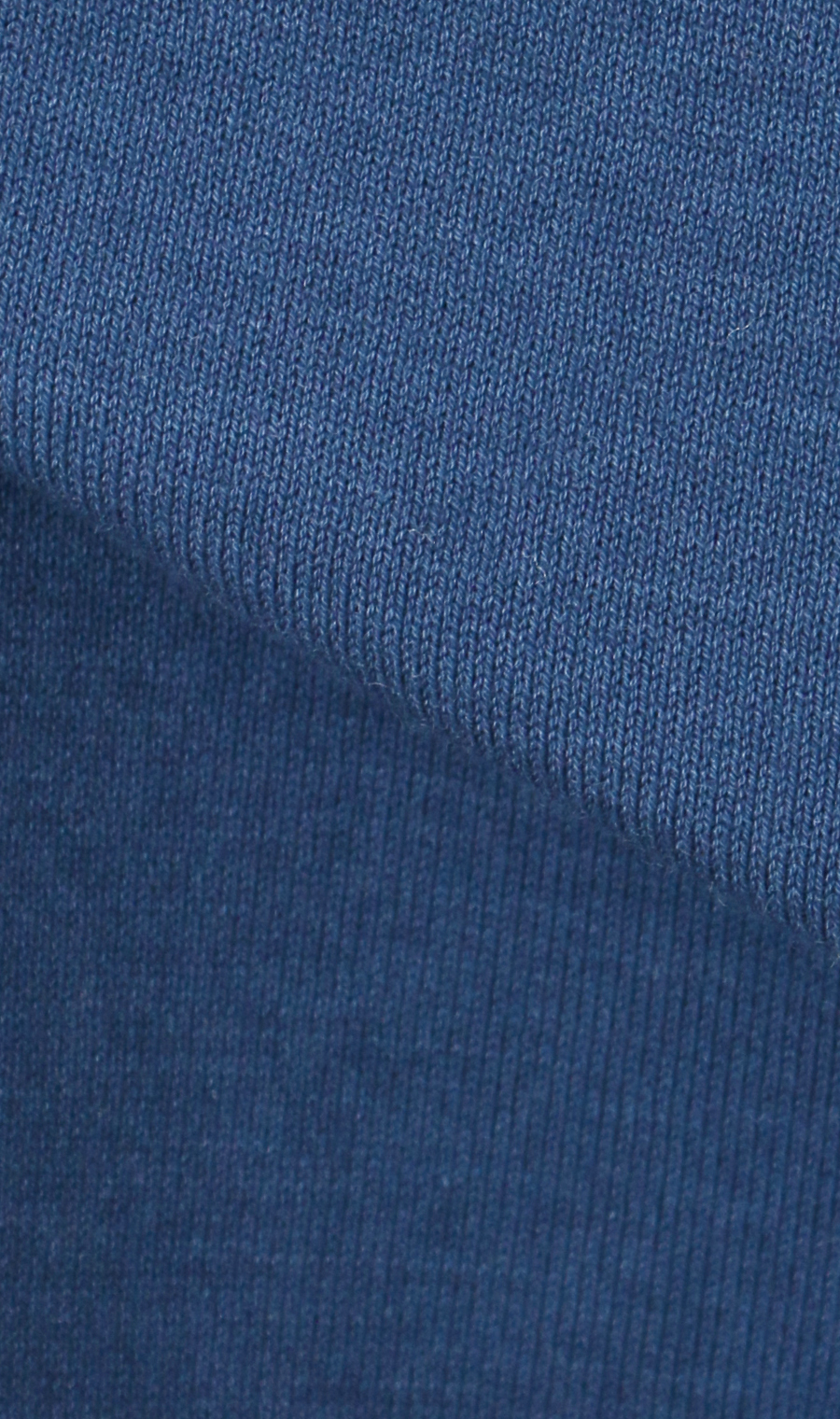 コットンコーデュラ半袖ニットＴ【オペラネック】 ネイビー M