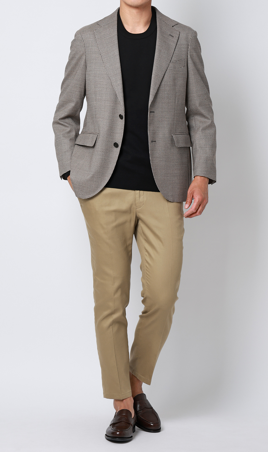 コットンコーデュラ長袖ニットＴ【オペラネック】【TOGA MODEL】【TOGA KNIT】【2026年モデル】 ブラック S