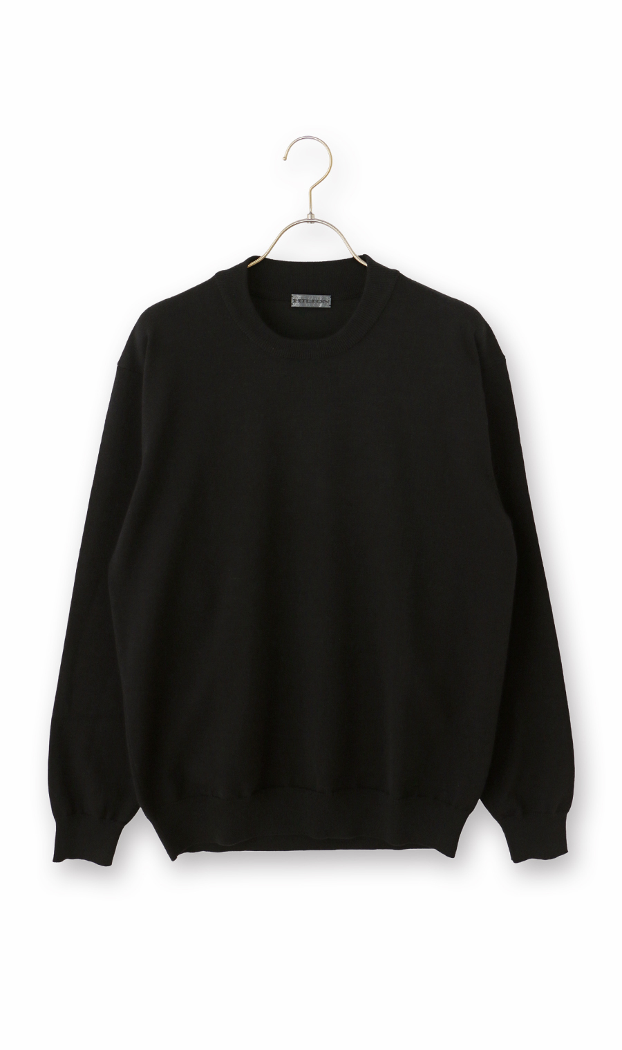 コットンコーデュラ長袖ニットＴ【オペラネック】【TOGA MODEL】【TOGA KNIT】【2026年モデル】 ブラック S