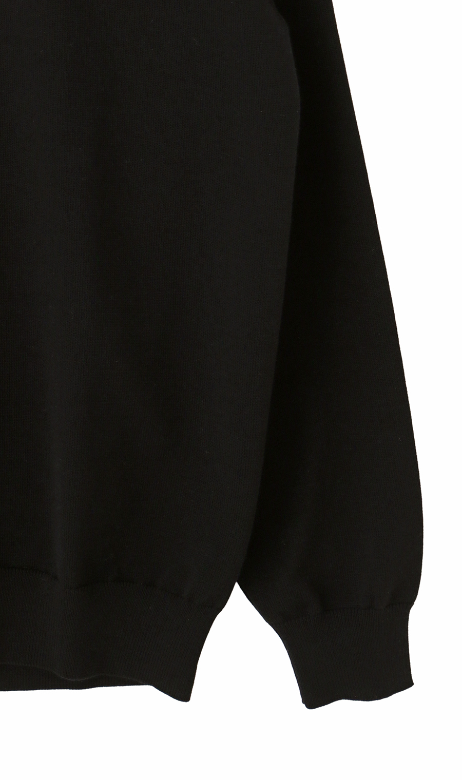 コットンコーデュラ長袖ニットＴ【オペラネック】【TOGA MODEL】【TOGA KNIT】【2026年モデル】 ブラック S