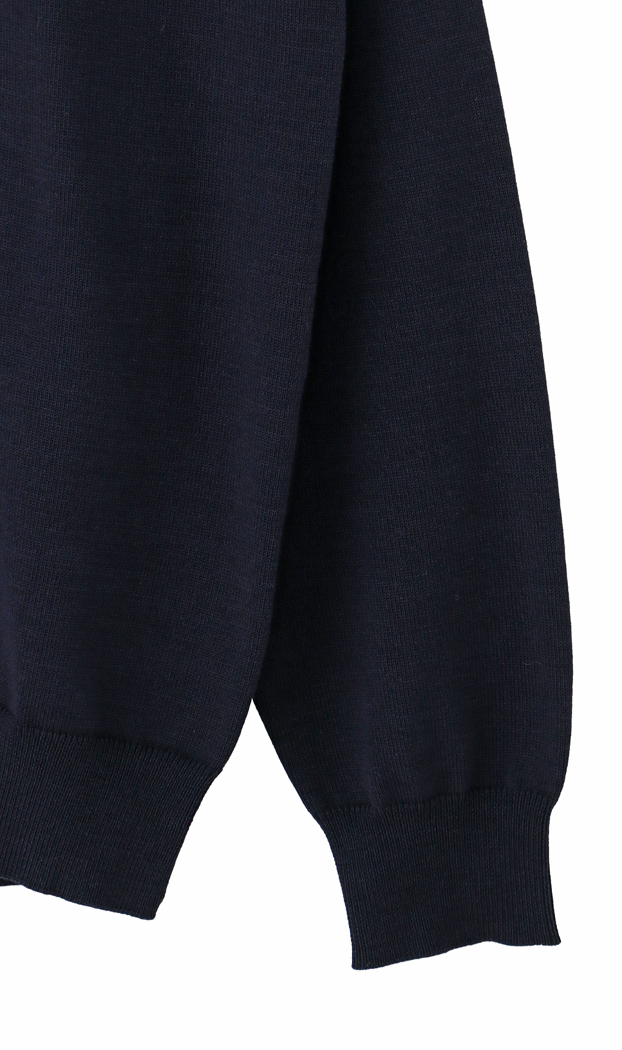 コットンコーデュラ長袖ニットＴ【オペラネック】【TOGA MODEL】【TOGA KNIT】【2026年モデル】 ネイビー S