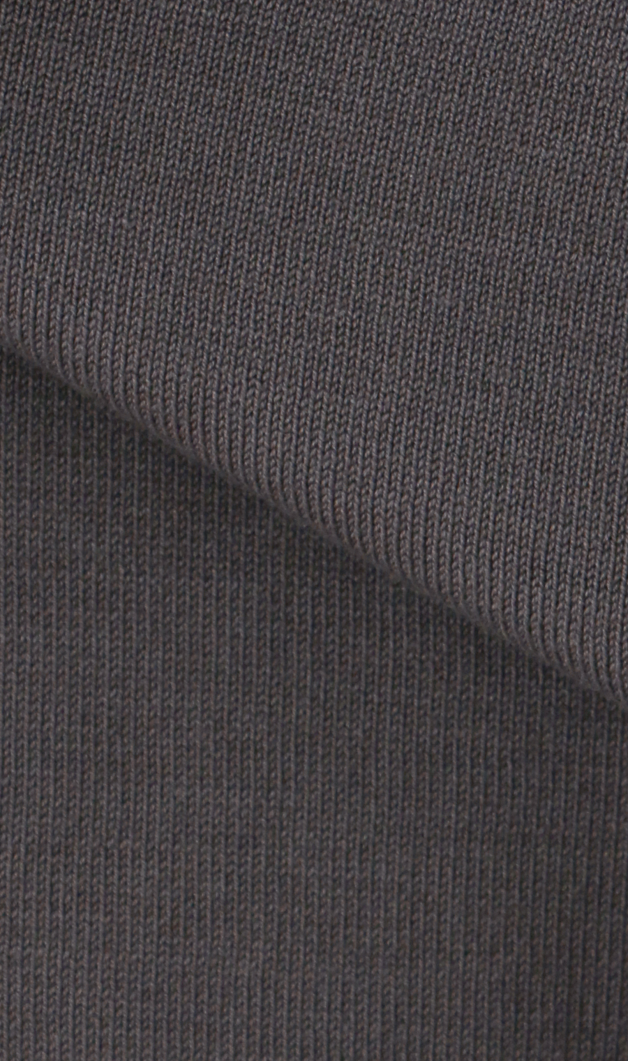 コットンコーデュラ長袖ニットＴ【オペラネック】【TOGA MODEL】【TOGA KNIT】【2026年モデル】 チャコール S