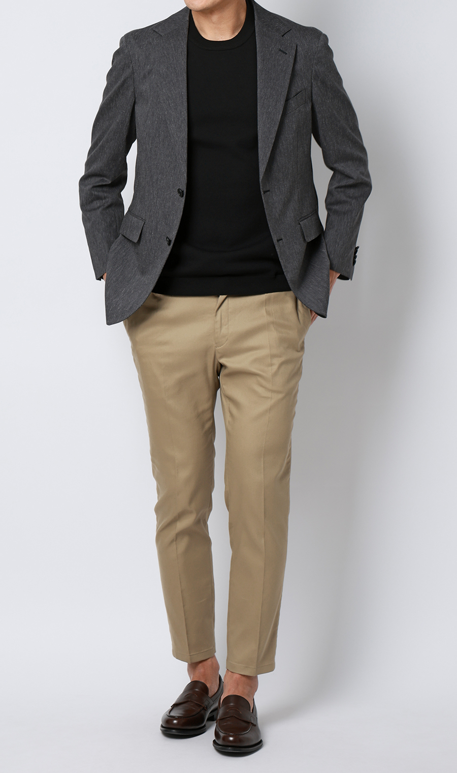 コットンコーデュラ半袖ニットT【オペラネック】【TOGA MODEL】【TOGA KNIT】【2026年モデル】 ブラック S