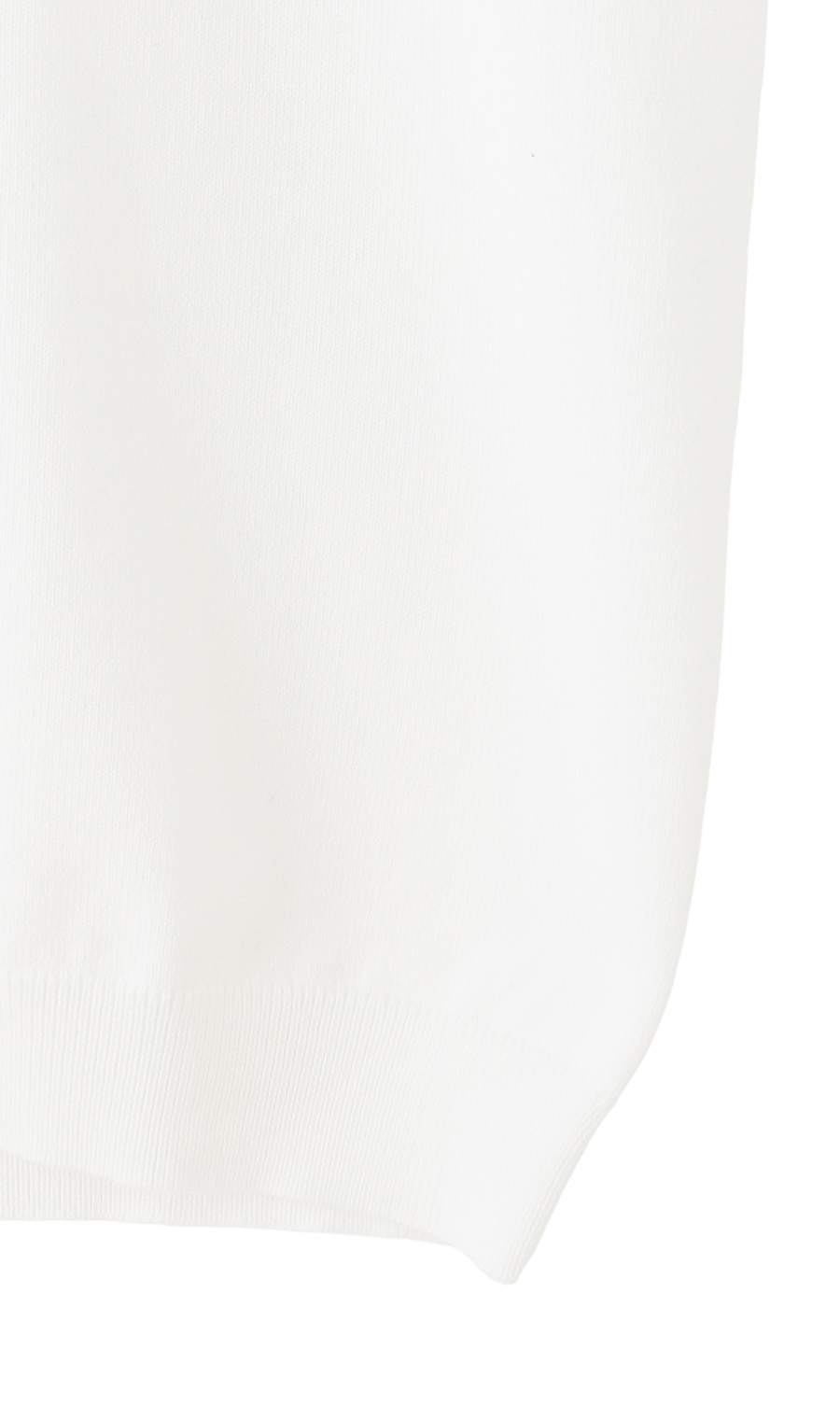 コットンコーデュラ半袖ニットT【オペラネック】【TOGA MODEL】【TOGA KNIT】【2026年モデル】 ホワイト S