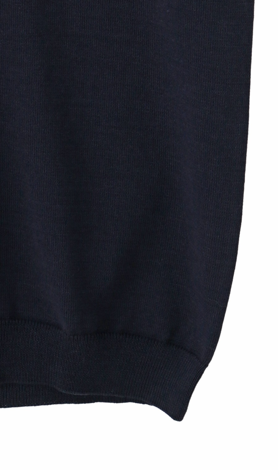 コットンコーデュラ半袖ニットT【オペラネック】【TOGA MODEL】【TOGA KNIT】【2026年モデル】 ネイビー S
