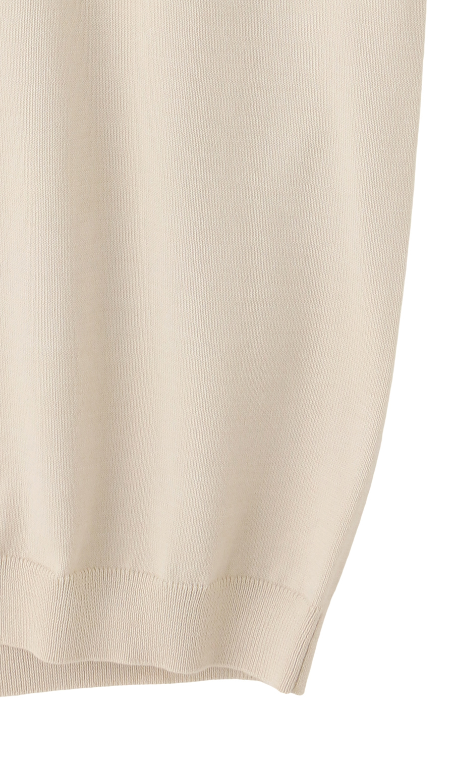コットンコーデュラ半袖ニットT【オペラネック】【TOGA MODEL】【TOGA KNIT】【2026年モデル】【WEB限定】 ベージュ S