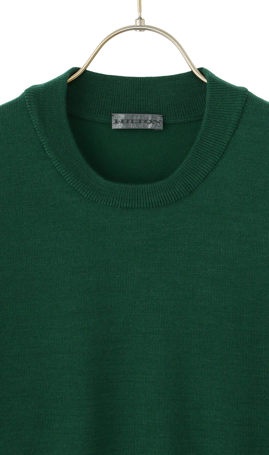 コットンコーデュラ半袖ニットT【オペラネック】【TOGA MODEL】【TOGA KNIT】【2026年モデル】【WEB限定】 グリーン S