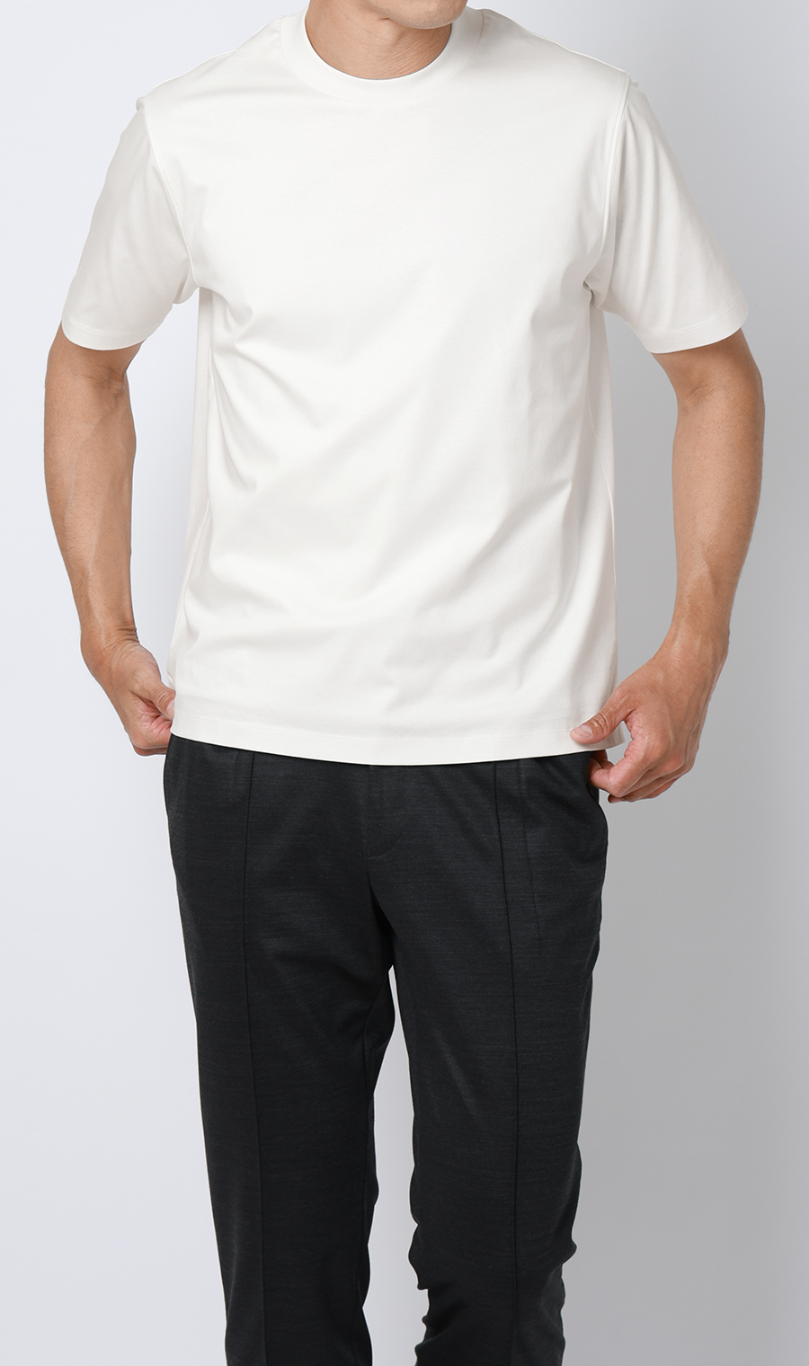 防スケ半袖ドレスT【オペラネック】【TOGA MODEL】【TOGA DRESS 】【2026年モデル】 ホワイト S