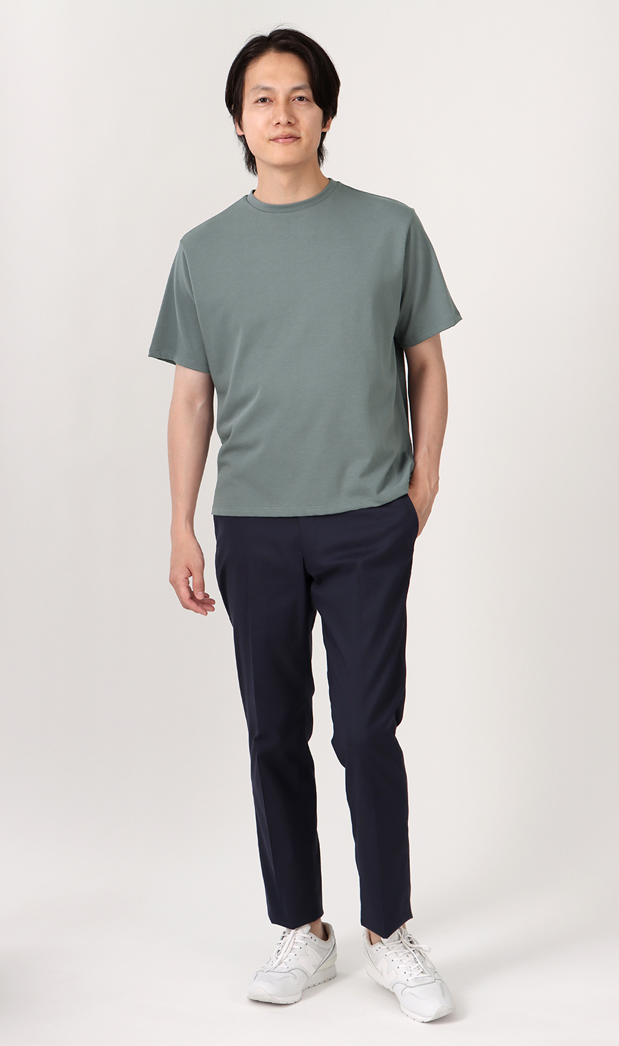 クルーネックTシャツ《半袖》《CONTROLα》 グレー系 LL