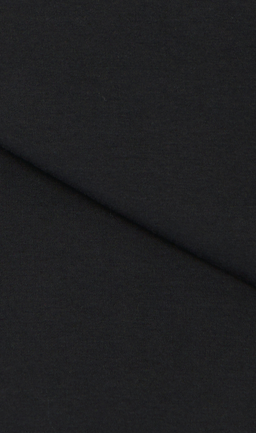 クルーネックTシャツ【長袖】 ブラック S