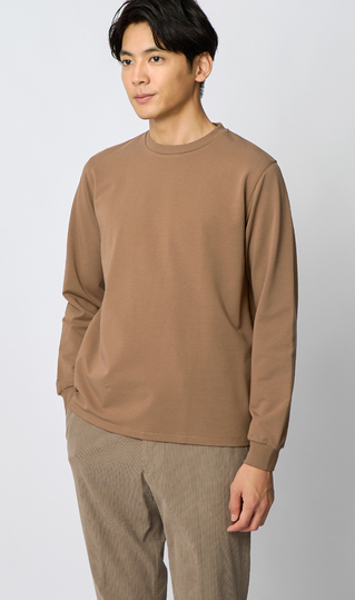 クルーネックTシャツ【長袖】