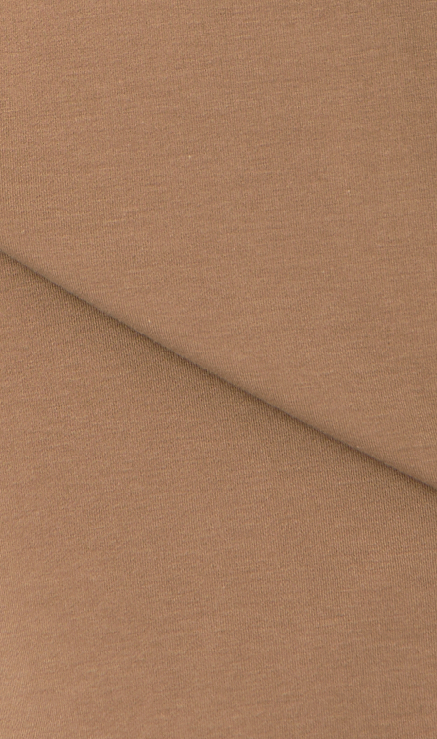 クルーネックTシャツ【長袖】 ブラウン S