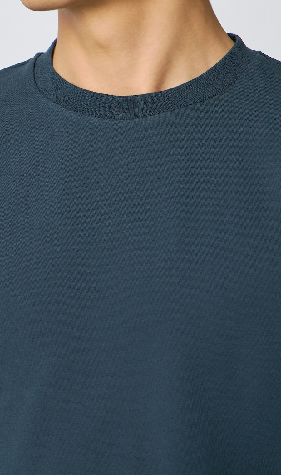 クルーネックTシャツ【長袖】 ネイビー S