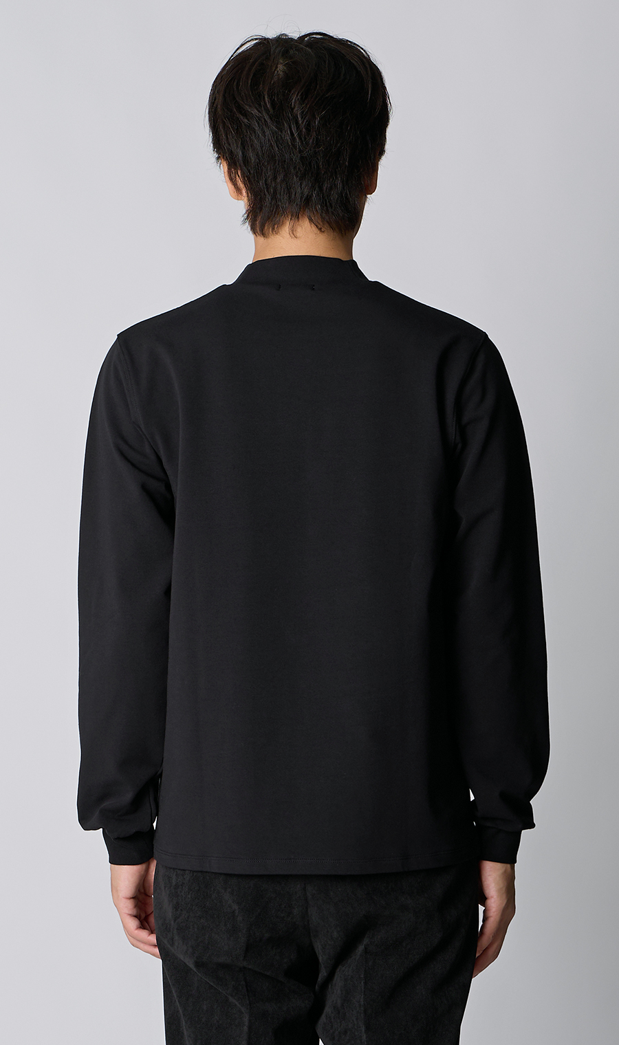 モックネックTシャツ【長袖】 (ACCS5101-01) | ACTIBIZ | 紳士服