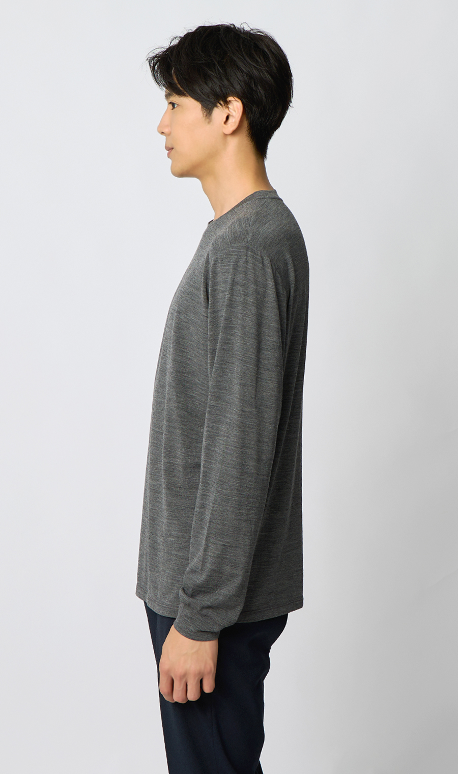 クルーネックロングTシャツ (ACCS5102-33) | ACTIBIZ | 紳士服