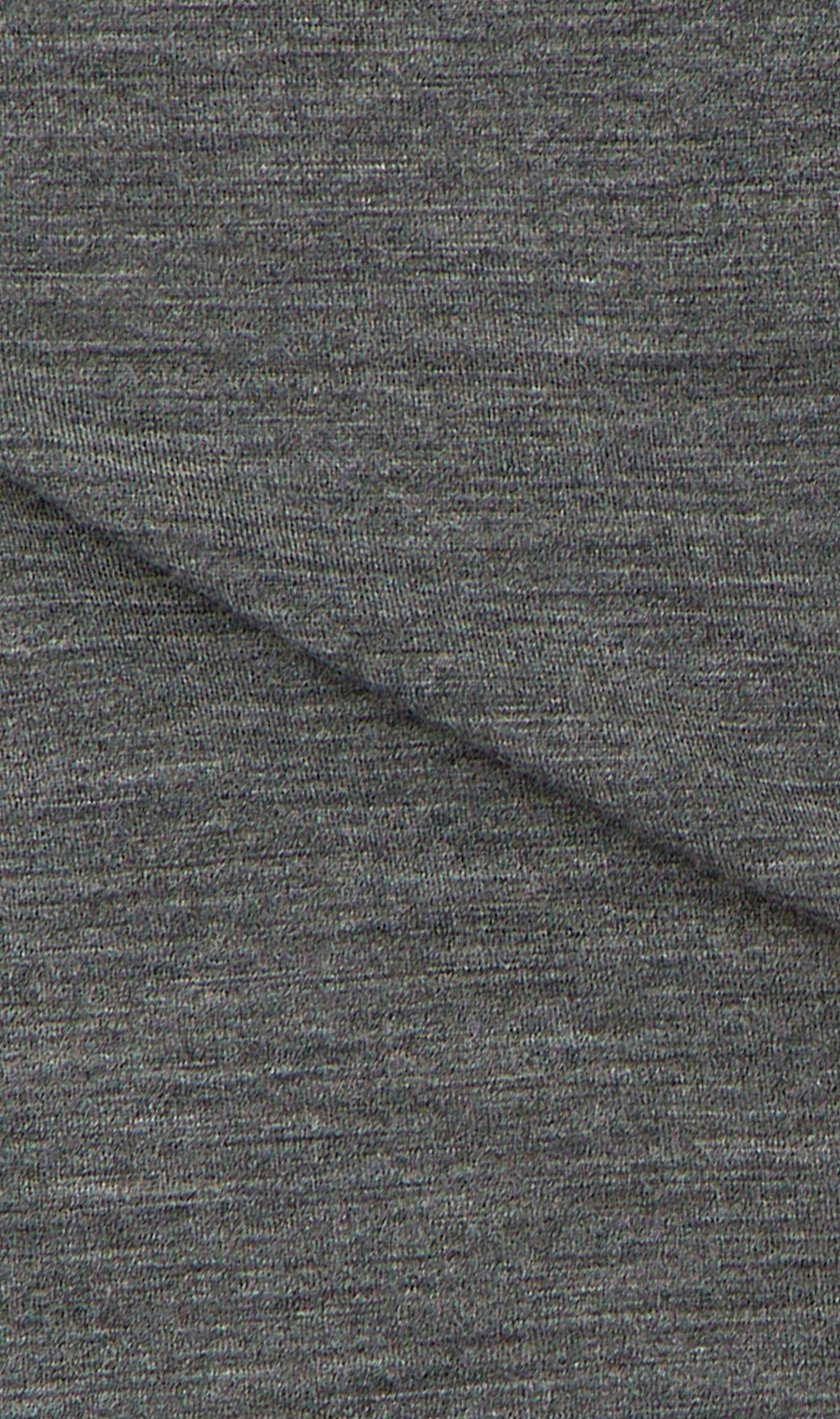 クルーネックロングTシャツ グレー S