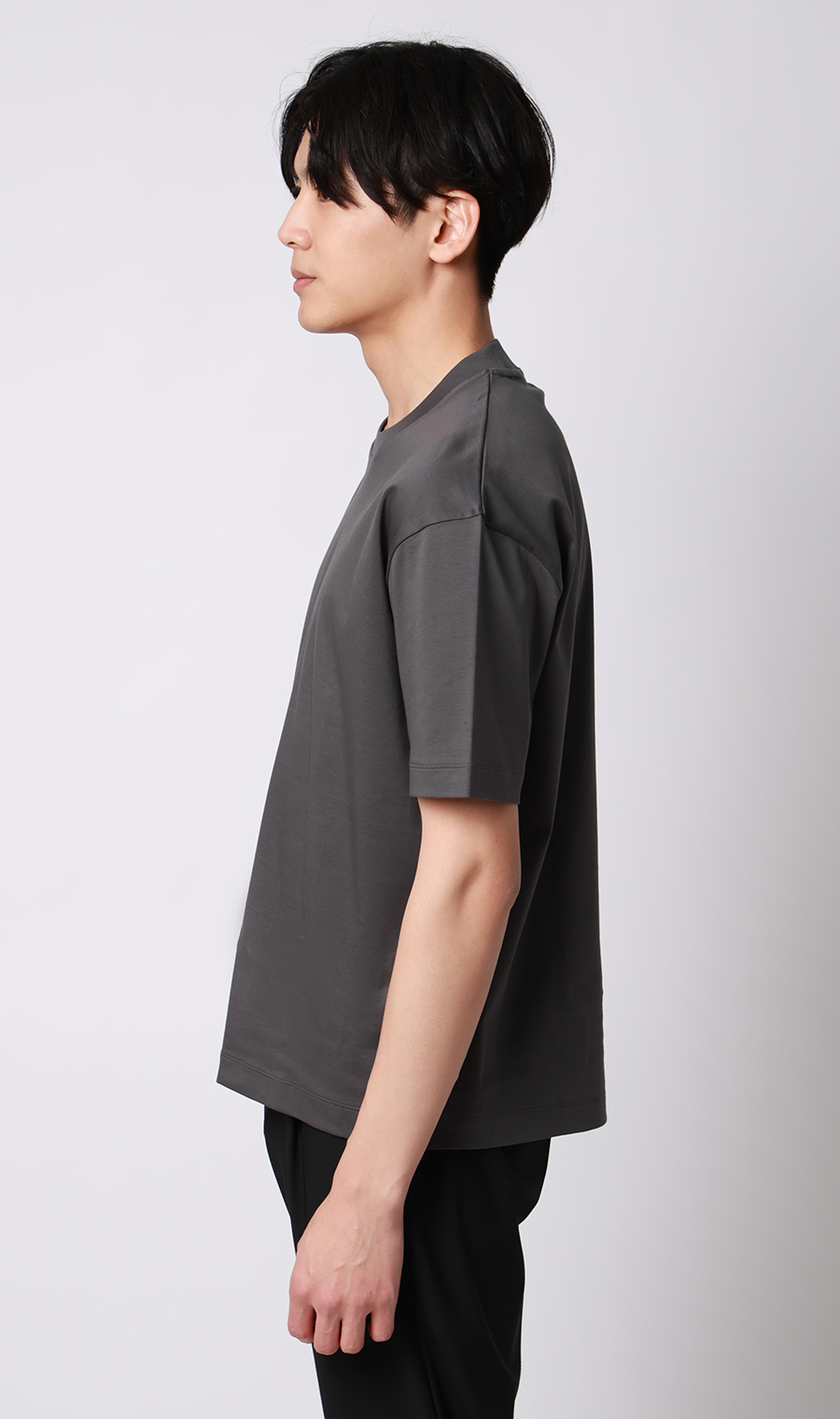 半袖Tシャツ【抗菌防臭】【＃すご】 チャコール M