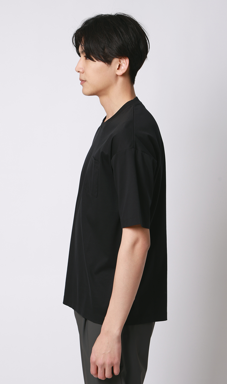 形態安定Tシャツ【#すご】 ブラック S