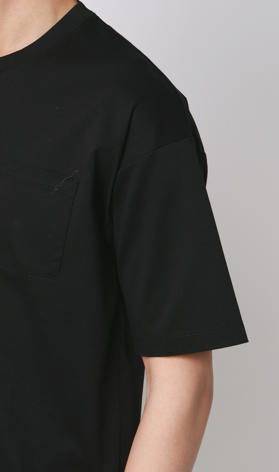 形態安定Tシャツ【#すご】 ブラック S