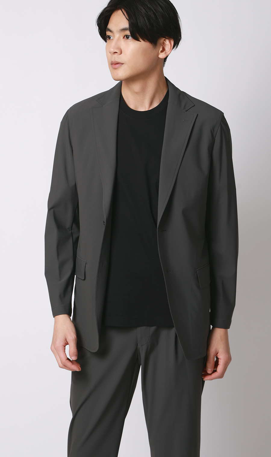 形態安定Tシャツ【#すご】 ブラック S