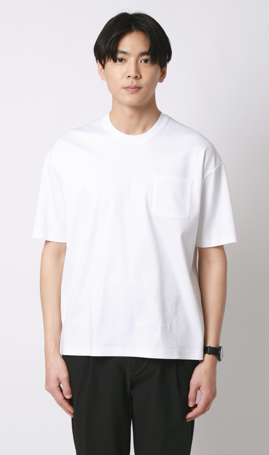 形態安定Tシャツ【#すご】 ホワイト S