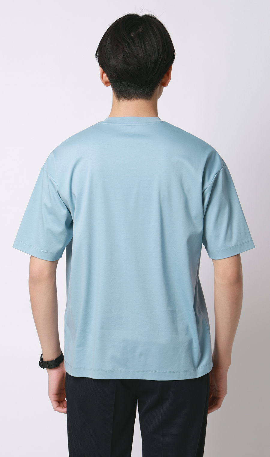 形態安定Tシャツ【＃すご】 ブルー S