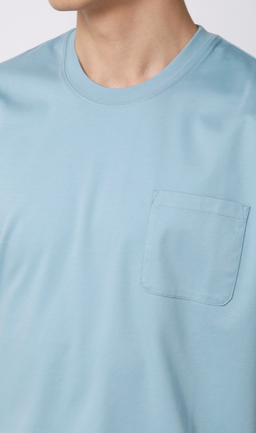 形態安定Tシャツ【＃すご】 ブルー S