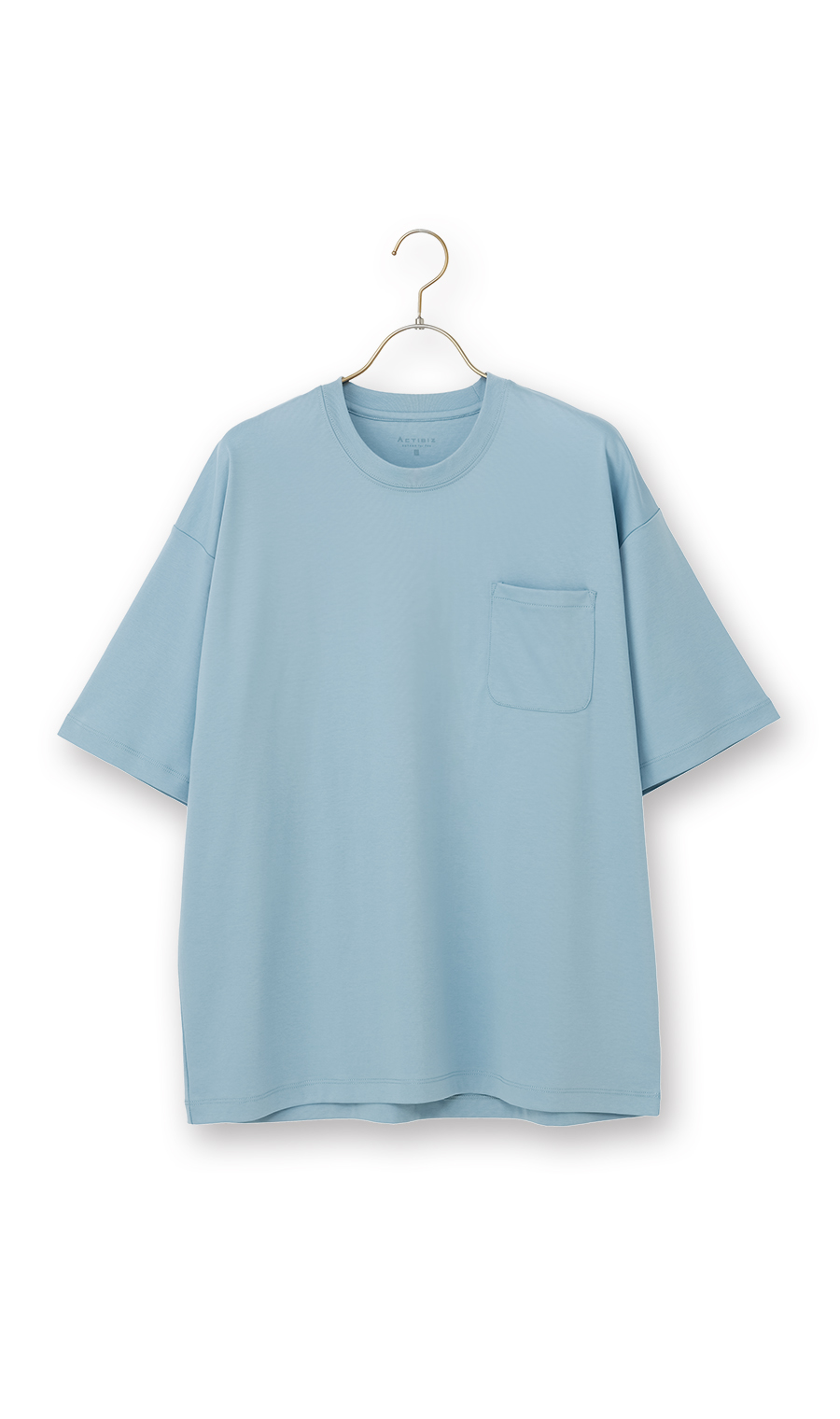 形態安定Tシャツ【＃すご】 ブルー M