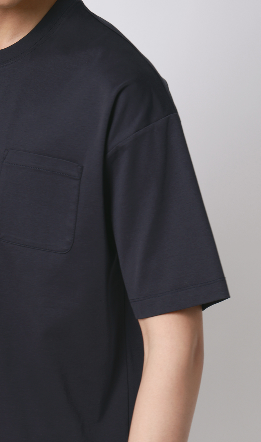 ■形態安定Tシャツ【#すご】【WEB限定】 ネイビー S