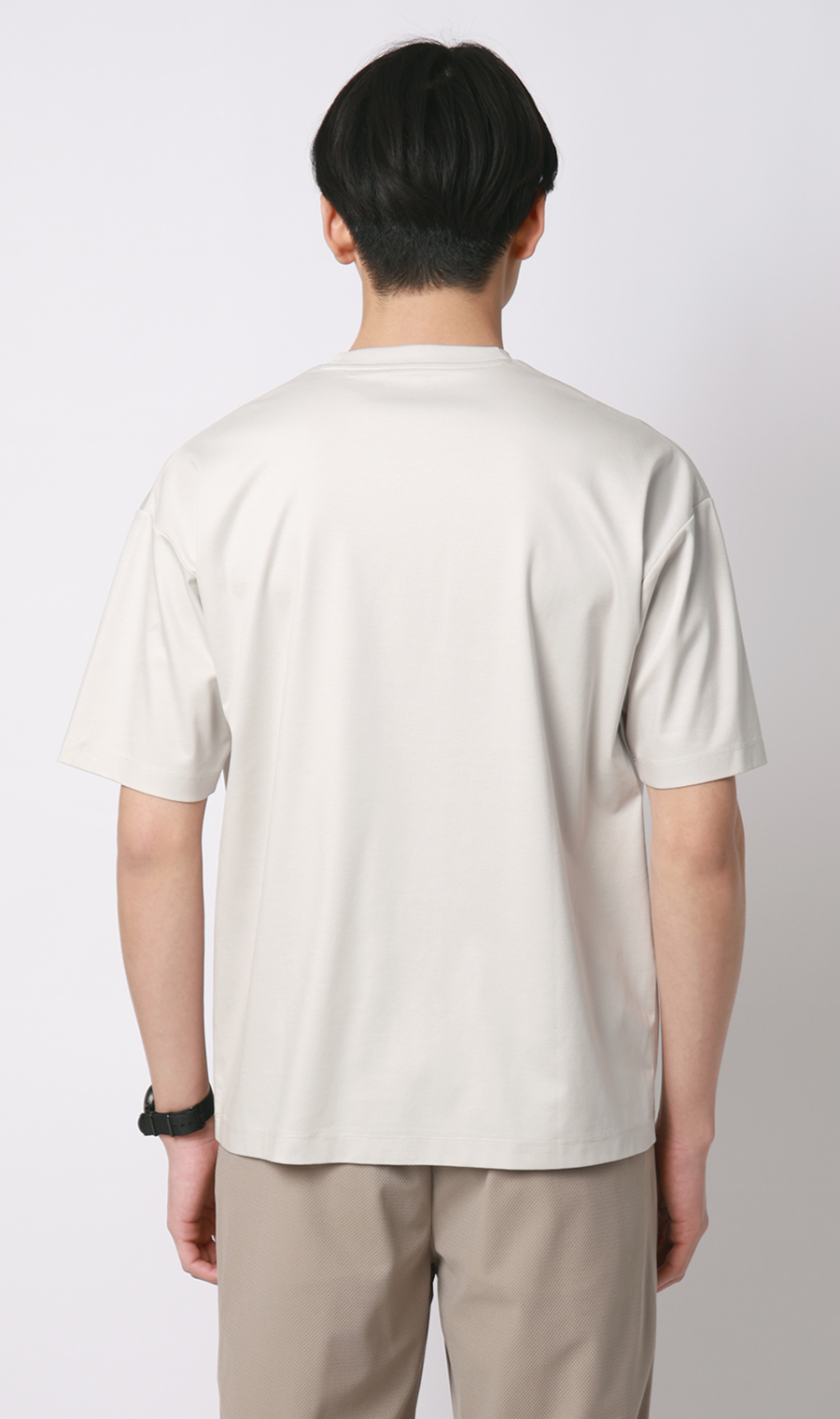 形態安定Tシャツ【＃すご】 ライトグレー S