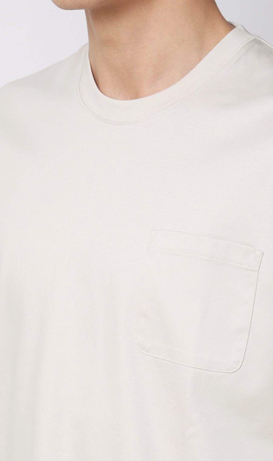 形態安定Tシャツ【＃すご】 ライトグレー S